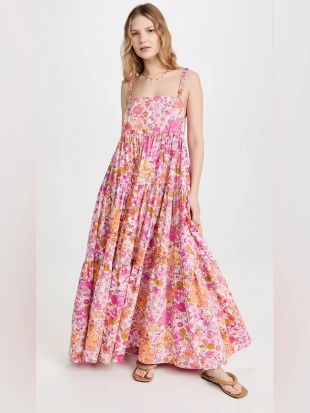 Free People Park Slope floral print maxi dress - Picture 1 of 10